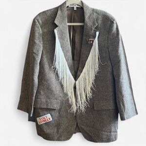 Free People Tricia Fix Blazer with Patchwork
